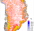 Variationer i Grønlands reflektionsindeks i 2014